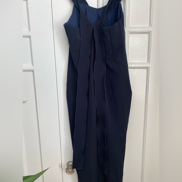 Topshop Navy Blue Formal Dress - Picture 4 of 5